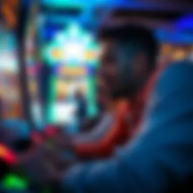 A player engaged in the excitement of Voodoo Fortunes gameplay