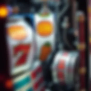 Slot Machine Internal Mechanics A close-up view of slot machine mechanics