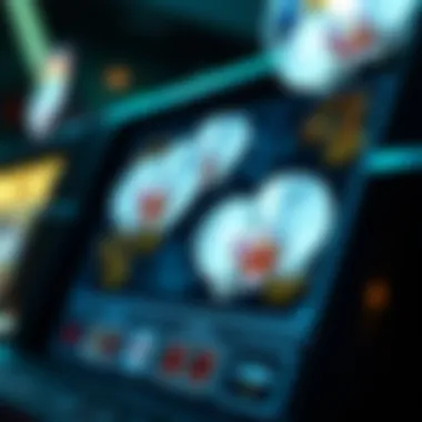 Detailed view of White Orchid slot gameplay interface