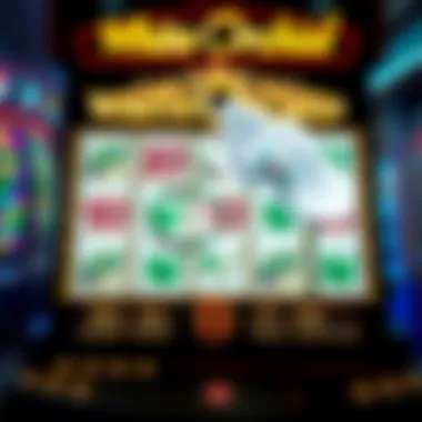 Visual representation of White Orchid slot machine graphics