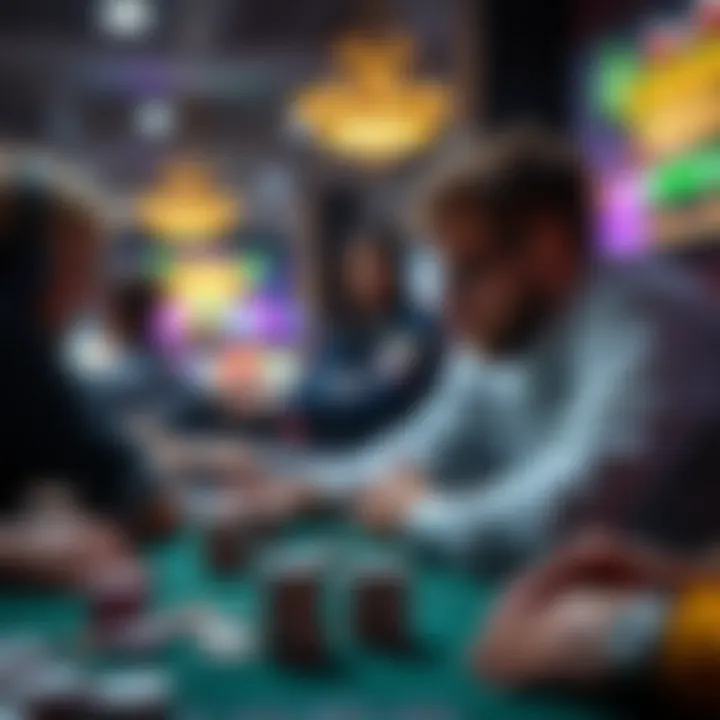 A visual representation of various gaming strategies in action