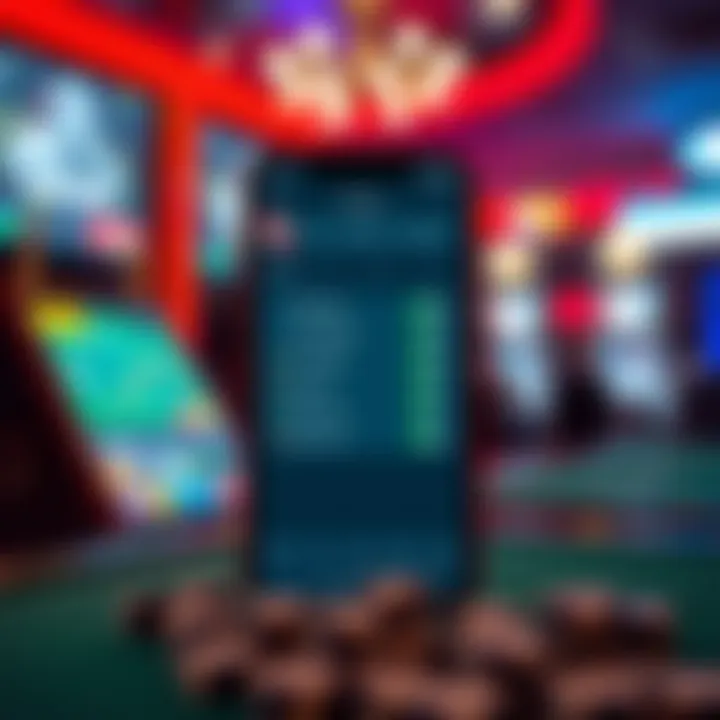 User interface of a popular betting app