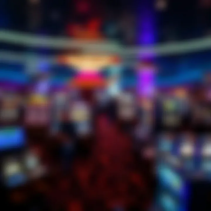 Aerial view of a popular casino in Wisconsin bustling with activity